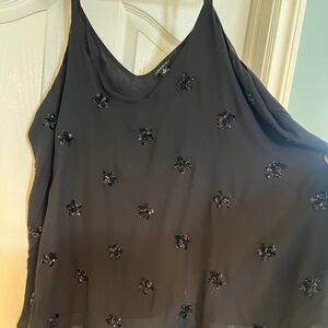 Torrid swing cami sparkle black size 3/3X/22